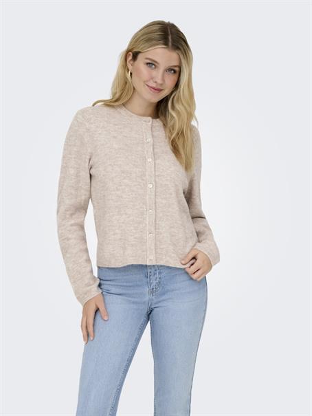 ONLSIMONI L/S O-NECK CARDIGAN KNT NOOS pumice stone