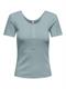 ONLSIMPLE LIFE S/S BUTTON TOP BOX JRS cloud blue