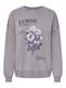ONLSINNA L/S O-NECK PRINT BOX SWT gray ridge