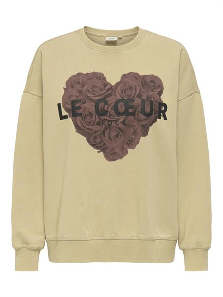 ONLSINNA L/S O-NECK PRINT BOX SWT pumice stone