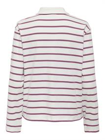 ONLSIRA L/S POLO JRS burgundy
