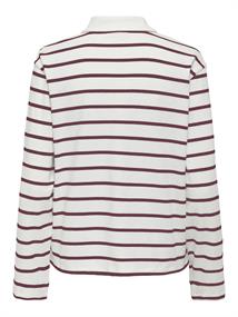 ONLSIRA L/S POLO JRS burgundy