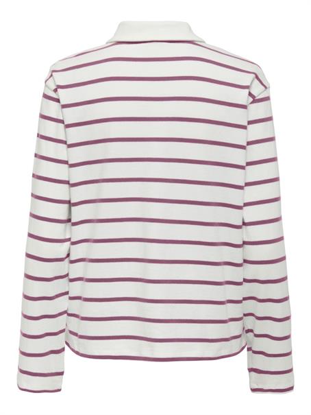 ONLSIRA L/S POLO JRS burgundy