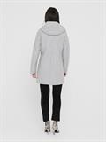ONLSIRI BONDED HOOD COAT CC OTW light grey melange