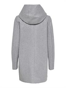 ONLSIRI BONDED HOOD COAT CC OTW light grey melange