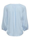 ONLSKY 3/4 V-NECK TOP WVN CS clear sky