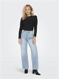 ONLSMILLA L/S O-NECK PUFF TOP JRS black