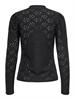 ONLSMILLA LIFE L/S PUFF TOP JRS black