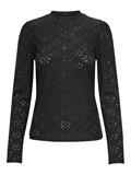 ONLSMILLA LIFE L/S PUFF TOP JRS black