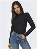 ONLSMILLA LIFE L/S PUFF TOP JRS black