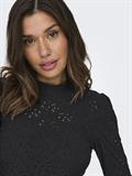 ONLSMILLA LIFE L/S PUFF TOP JRS black