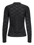 ONLSMILLA LIFE L/S PUFF TOP JRS black