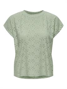 ONLSMILLA LIFE S/S TOP JRS NOOS frosty green