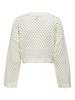 ONLSMILLA SHORT PULLOVER L/S KNT NOOS marshmallow