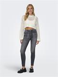 ONLSMILLA SHORT PULLOVER L/S KNT NOOS marshmallow
