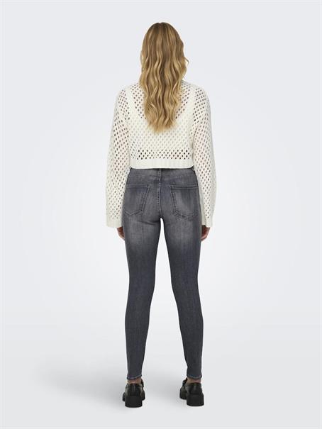 ONLSMILLA SHORT PULLOVER L/S KNT NOOS marshmallow