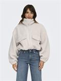 ONLSOL LIFE TEDDY JACKET CS OTW pumice stone