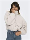 ONLSOL LIFE TEDDY JACKET CS OTW pumice stone