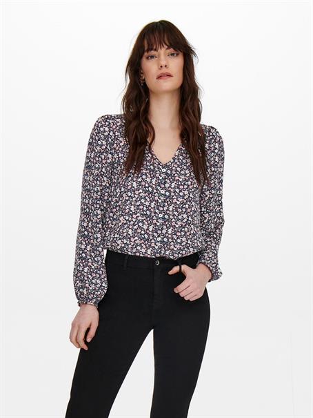 ONLSONJA LIFE L/S BUTTON TOP PTM night sky2