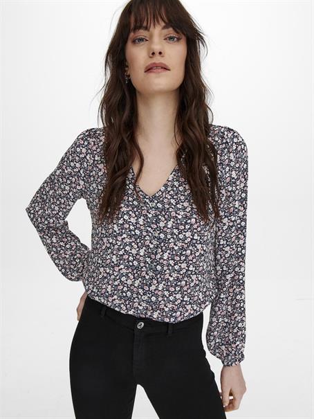 ONLSONJA LIFE L/S BUTTON TOP PTM night sky2