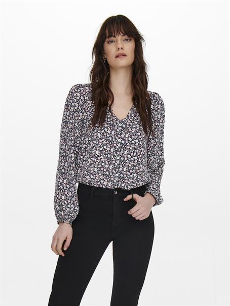 ONLSONJA LIFE L/S BUTTON TOP PTM night sky2