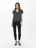 ONLSONJA LIFE S/S V-NECK TOP PTM night sky1