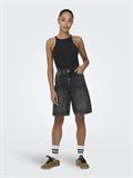 ONLSONNY HW WIDE DNM SHORTS NOOS washed black