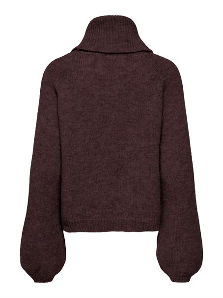 ONLSOPHIE LS ROLLNECK BF OS KNT fudge