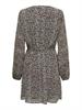 ONLSTAR LIFE L/S PLISSE SLEEVE DRESS WVN black