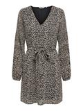 ONLSTAR LIFE L/S PLISSE SLEEVE DRESS WVN black
