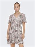 ONLSTAR LIFE S/S SLOANE DRESS PTM cloud dancer