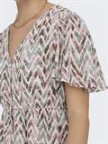 ONLSTAR LIFE S/S SLOANE DRESS PTM cloud dancer