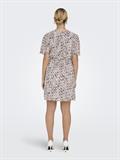 ONLSTAR LIFE S/S SLOANE DRESS PTM cloud dancer