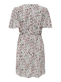 ONLSTAR LIFE S/S SLOANE DRESS PTM cloud dancer