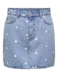 ONLSTELLA DAISY SHORT SKIRT DNM AZG light blue denim
