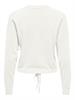 ONLSUNNY LS STRING DETAIL O-NECK CC KNT cloud dancer