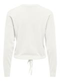 ONLSUNNY LS STRING DETAIL O-NECK CC KNT cloud dancer