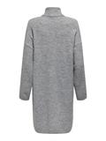 ONLTALIO LS STRIPE ROLLNECK DRESS BF KNT light grey melange