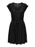 ONLTAMMIE S/S DRESS JRS black