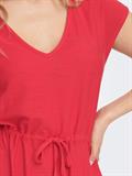 ONLTAMMIE S/S DRESS JRS teaberry