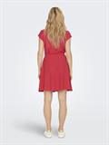 ONLTAMMIE S/S DRESS JRS teaberry
