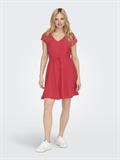 ONLTAMMIE S/S DRESS JRS teaberry