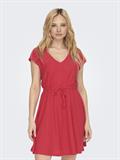 ONLTAMMIE S/S DRESS JRS teaberry