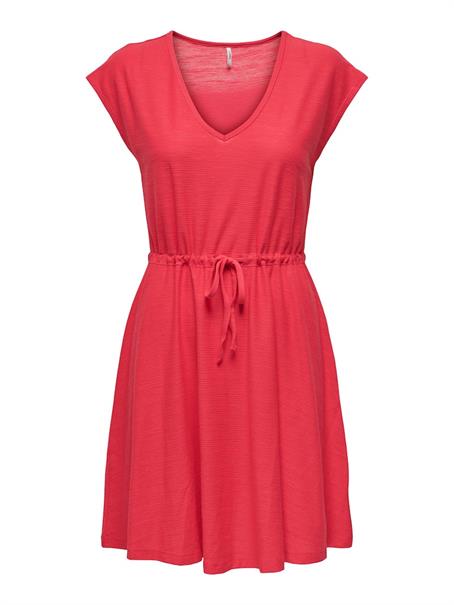 ONLTAMMIE S/S DRESS JRS teaberry