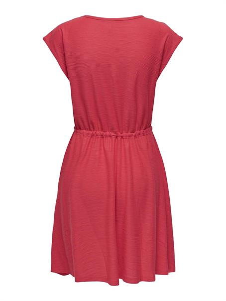 ONLTAMMIE S/S DRESS JRS teaberry