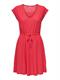 ONLTAMMIE S/S DRESS JRS teaberry