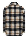 ONLTANJA CALISTA CHECK TEDDY JACKET OTW birch