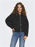 ONLTANJA TEDDY HOOD JACKET OTW NOOS black