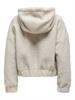 ONLTANJA TEDDY HOOD JACKET OTW NOOS pumice stone
