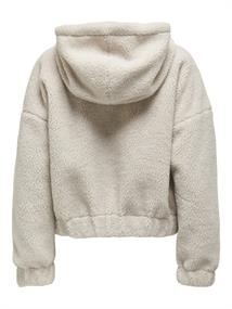 ONLTANJA TEDDY HOOD JACKET OTW NOOS pumice stone